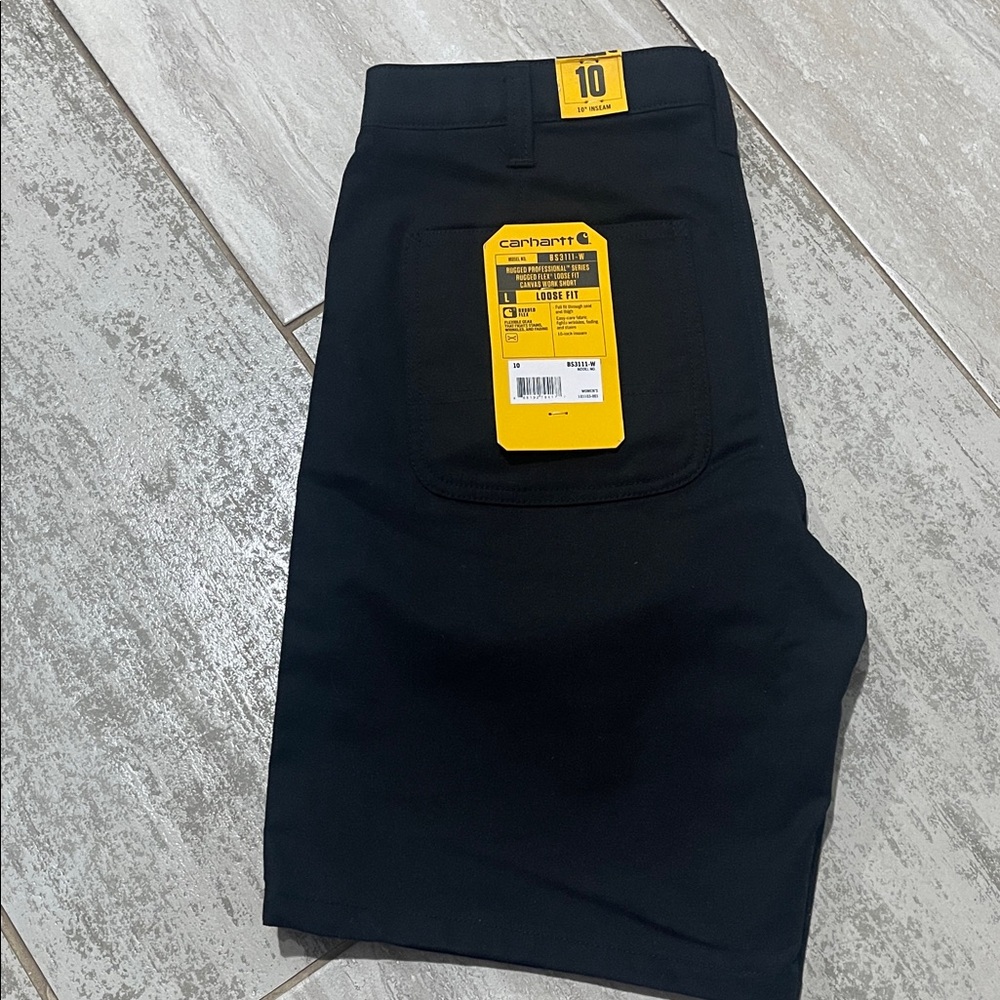 Carhartt Women's Black Cargo Shorts